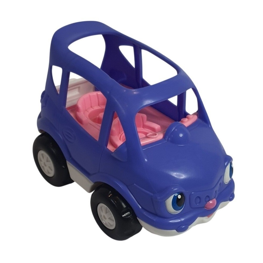 Fisher Price Little People Lil Movers SUV Car Van No Sound Purple Toy Girls Boys